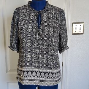 Lucky Brand Blouse Top L NWOT
